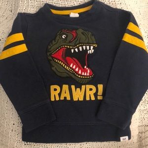 Children’s dinosaur sweater